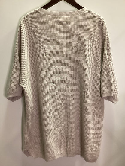 All Saints Short Sleeve Distressed Knit Size M