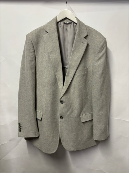 Moss Bros. Grey Wool Blend 1851 Tailored Fit Suit 50R