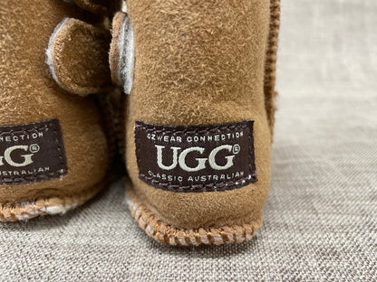 Ozwear Connection Tan Baby Uggs Sheepskin Boots Size 0 - 3 Months