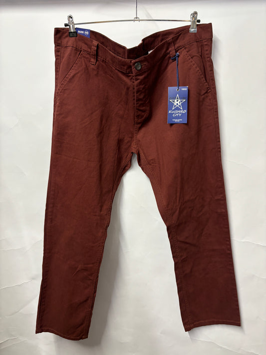 Kushiro City Red Cotton Chino 40 BNWT