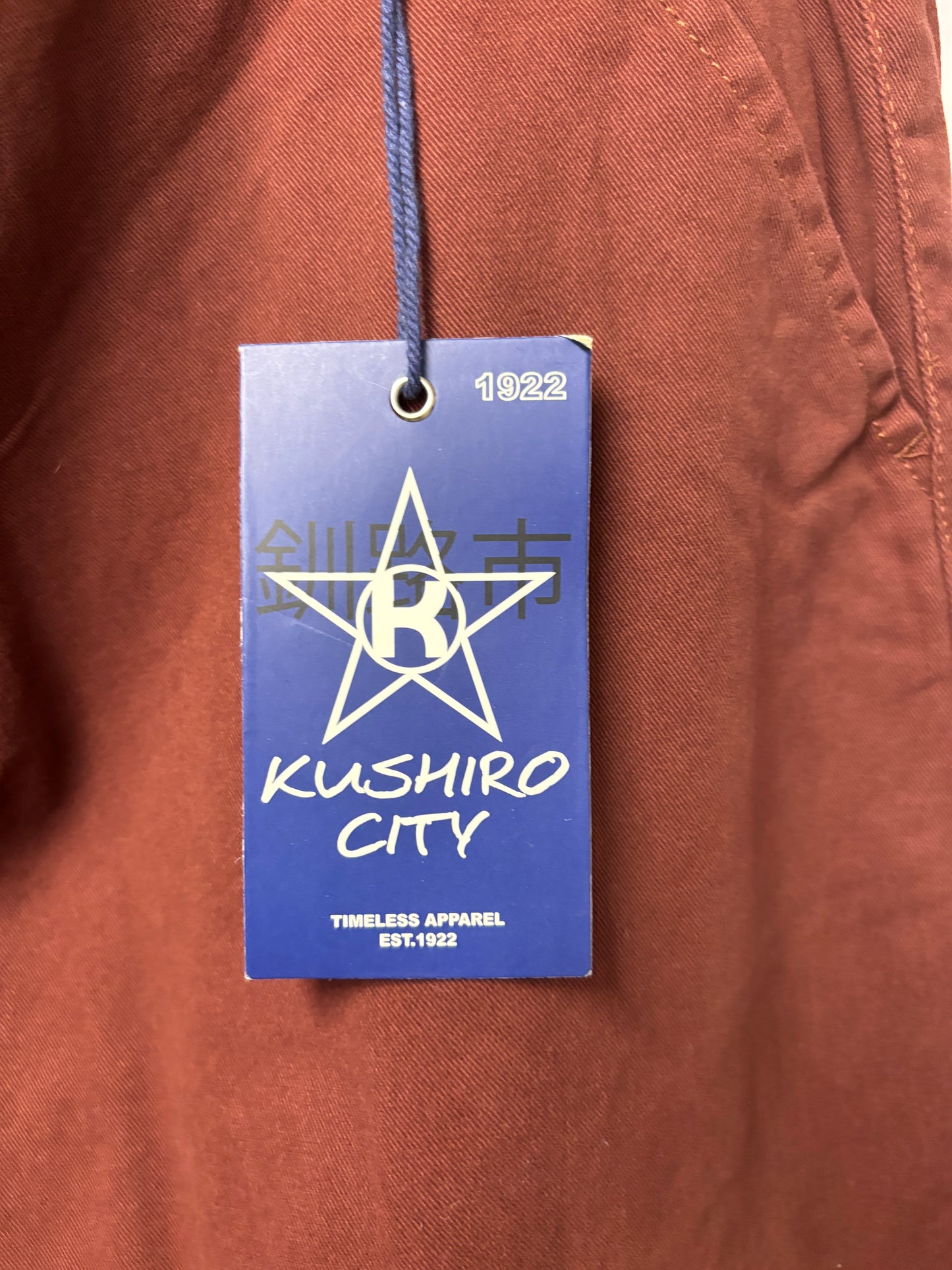 Kushiro City Red Cotton Chino 40 BNWT