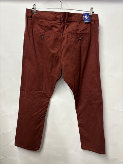 Kushiro City Red Cotton Chino 40 BNWT