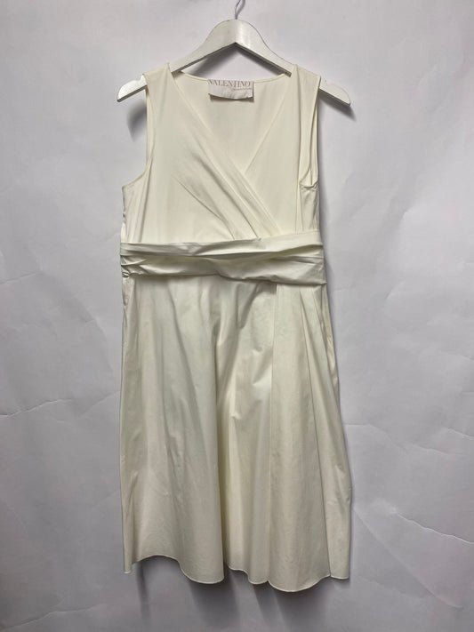 Valentino TechnoCouture White A-line Sleeveless Dress Medium