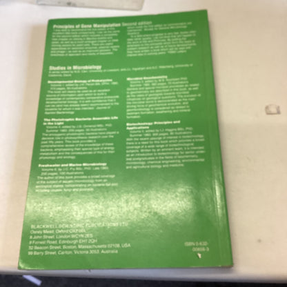 Principles of Gene Manipulation An Introduction to Genetic Engineering Second Edition