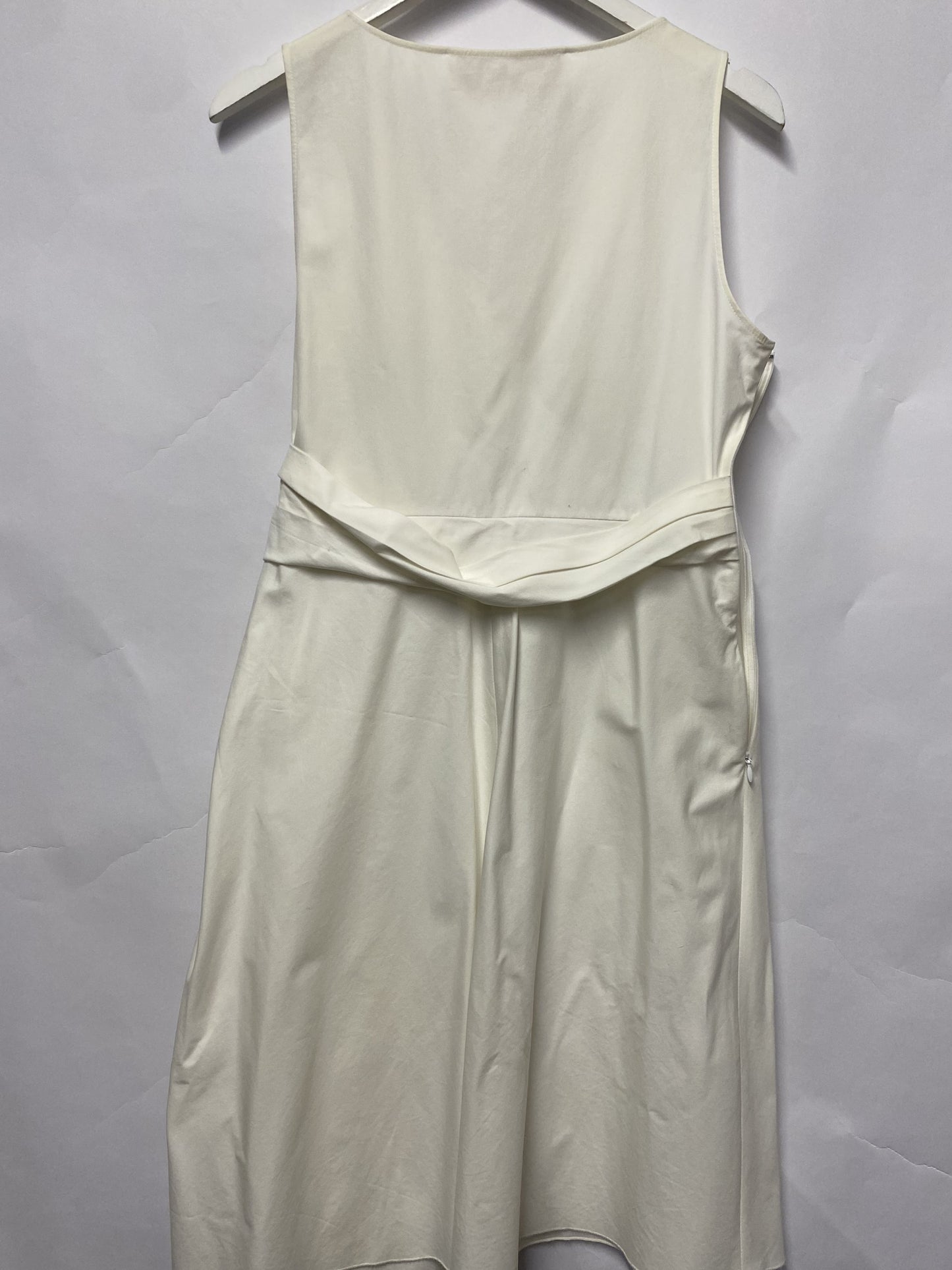 Valentino TechnoCouture White A-line Sleeveless Dress Medium