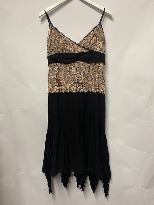 Karen Millen Black Lace Occasion Dress 14