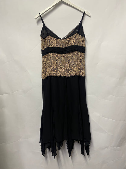 Karen Millen Black Lace Occasion Dress 14