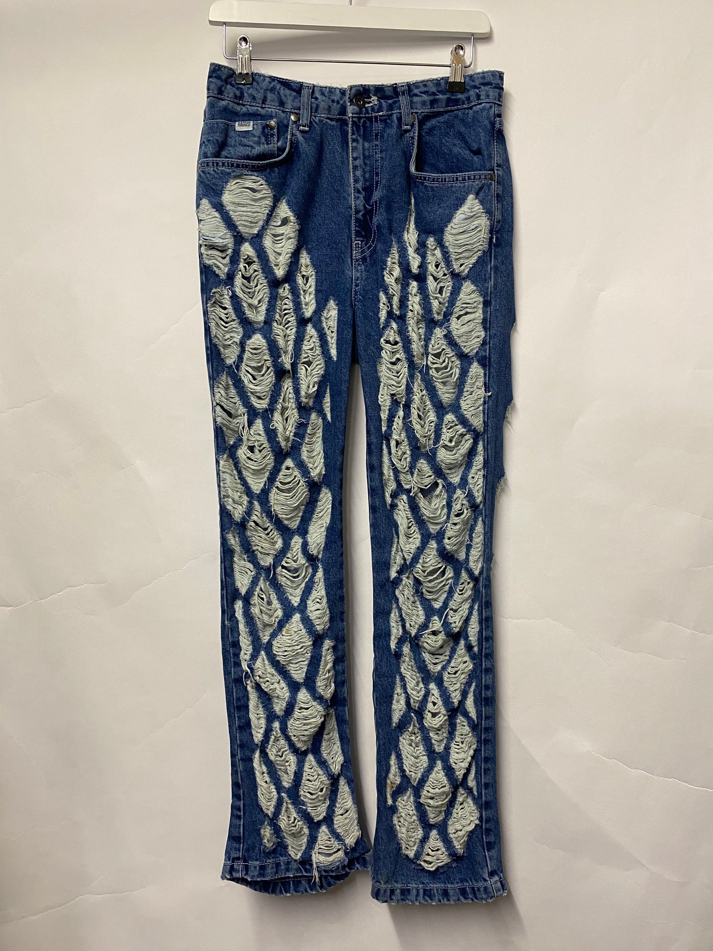 The Ragged Priest Blue Ultra Ripped Jeans 28