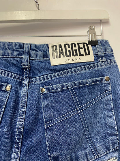 The Ragged Priest Blue Ultra Ripped Jeans 28