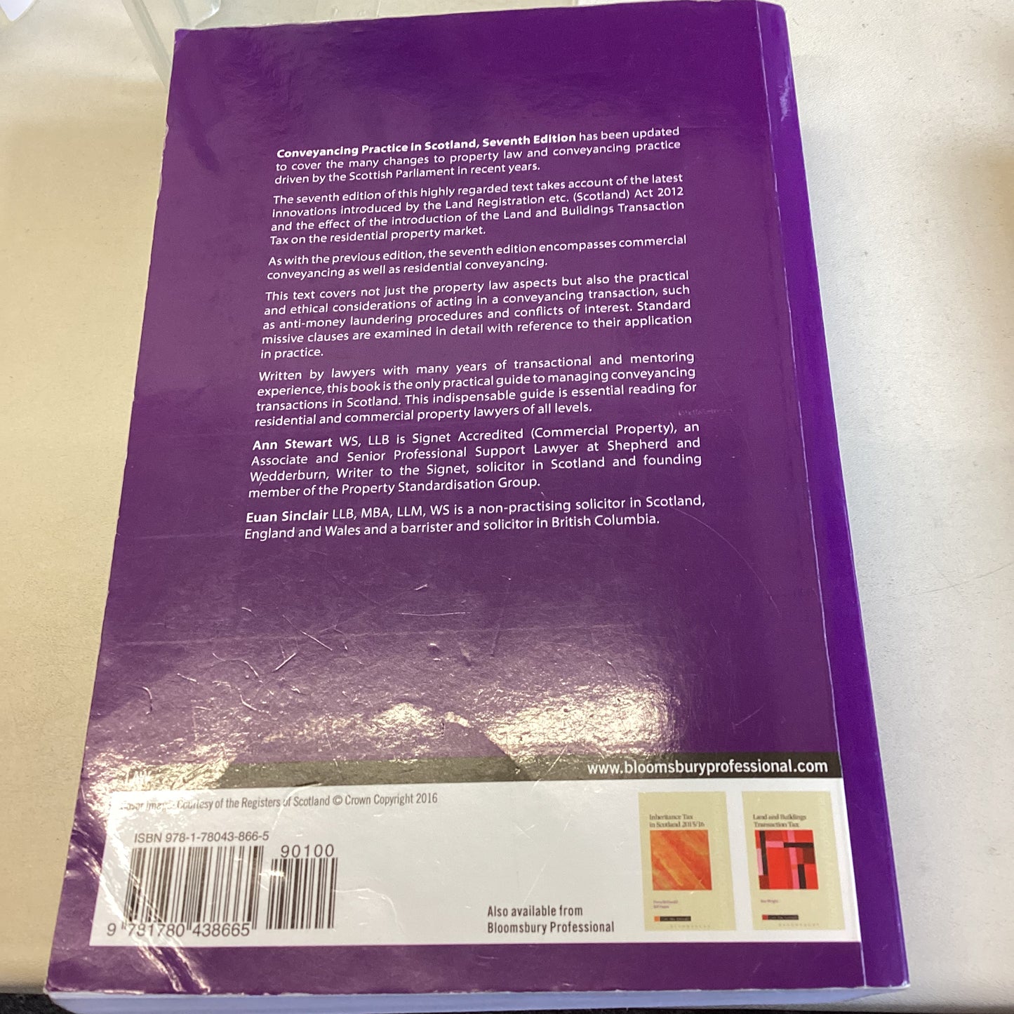 Conveyancing Practice In Scotland Seventh Edition Ann Stewart Euan Sinclair