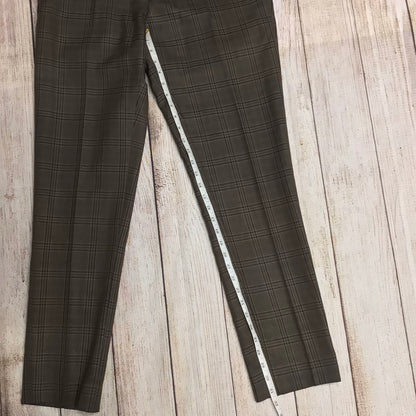 OneSix5ive Brown Checked 3 Piece Suit Jacket Size 40L Trousers Size 34L