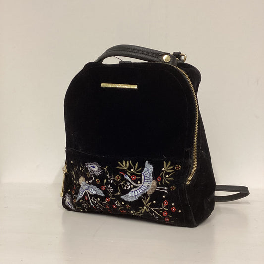 Steve Madden Black Backpack With Embroidery