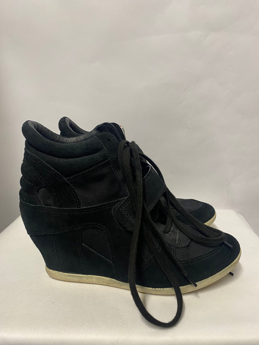 ASH Black Wedge Limited Edition Wedge Trainers 6