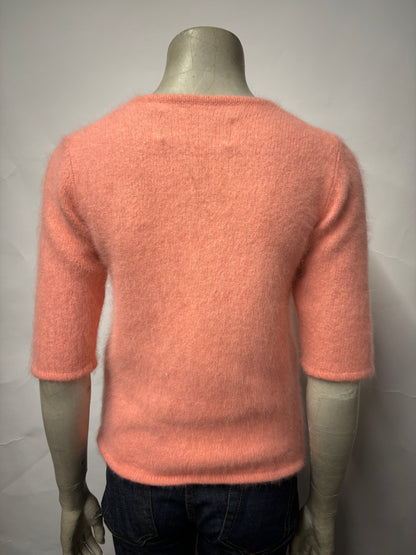 By Malene Birger Pink Angora Blend Knitted Top Medium