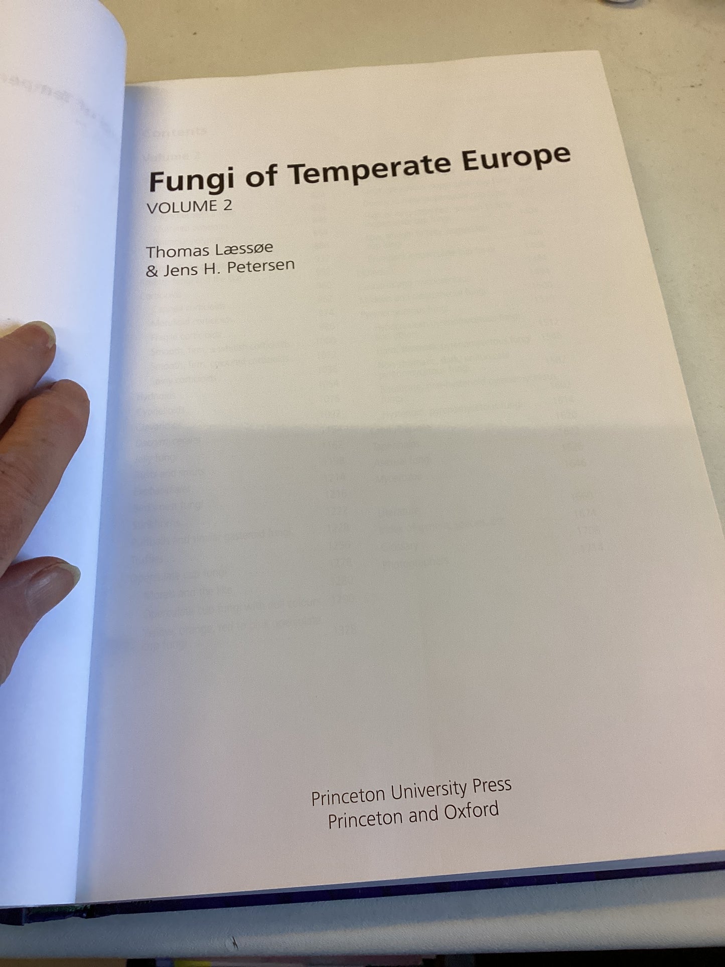 Fungi Of Temperate Europe Volume 1 and 2 Thomas Laessoe Jens H Peterson