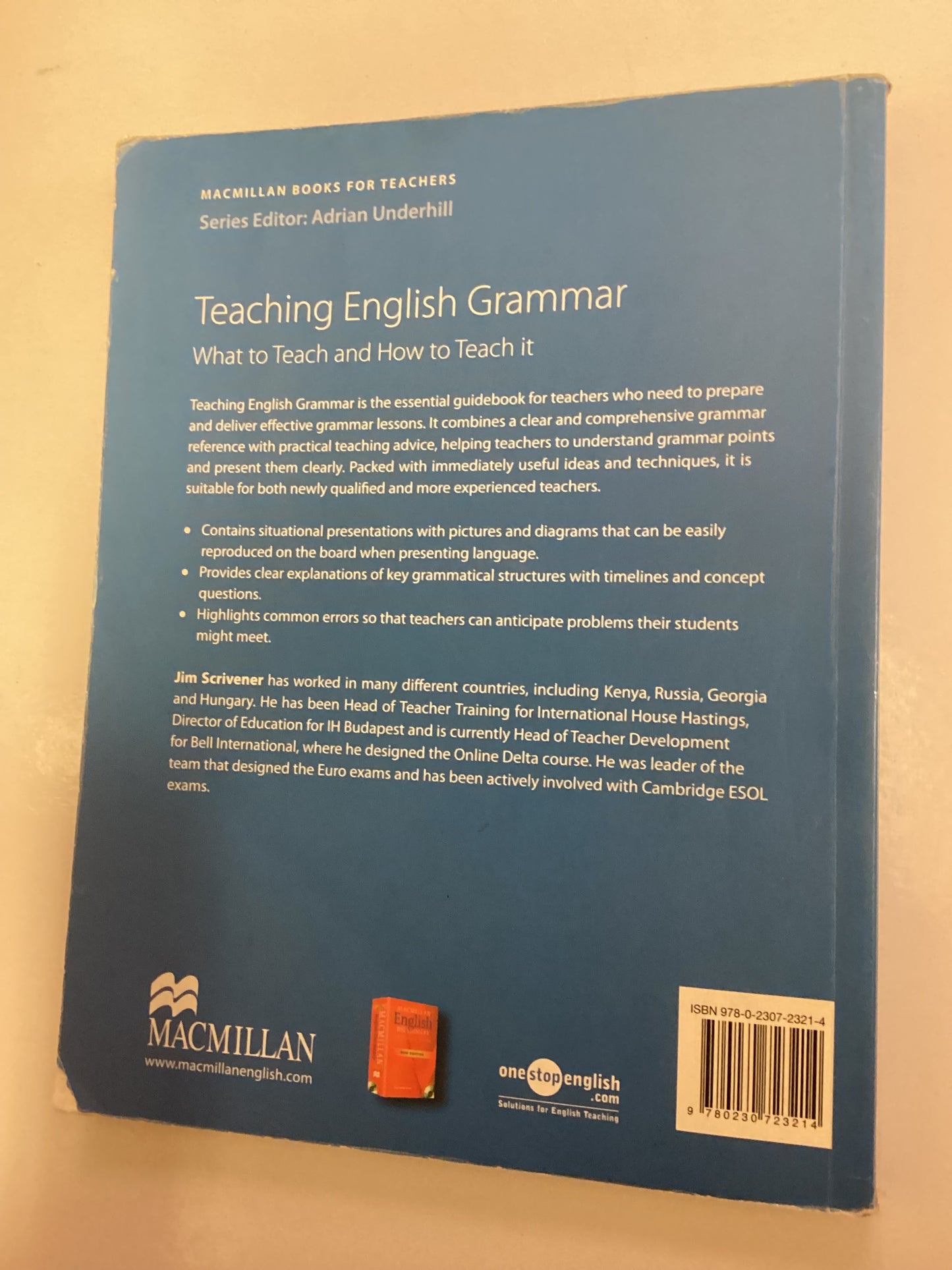 Teaching English Grammar - What to Teach and How to Teach it by Jim Scrivener