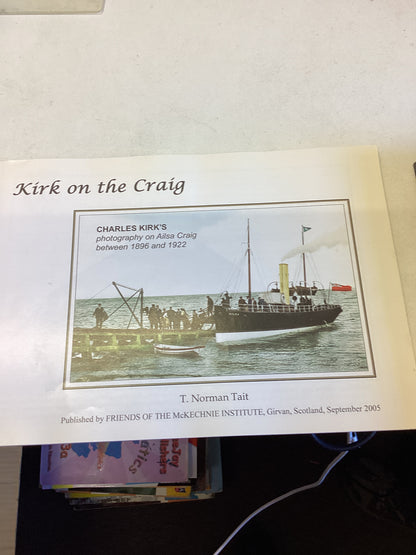 Kirk On The Craig Charles Kirk Photography On Ailsa Craig 1896-1922 T Norman Tait