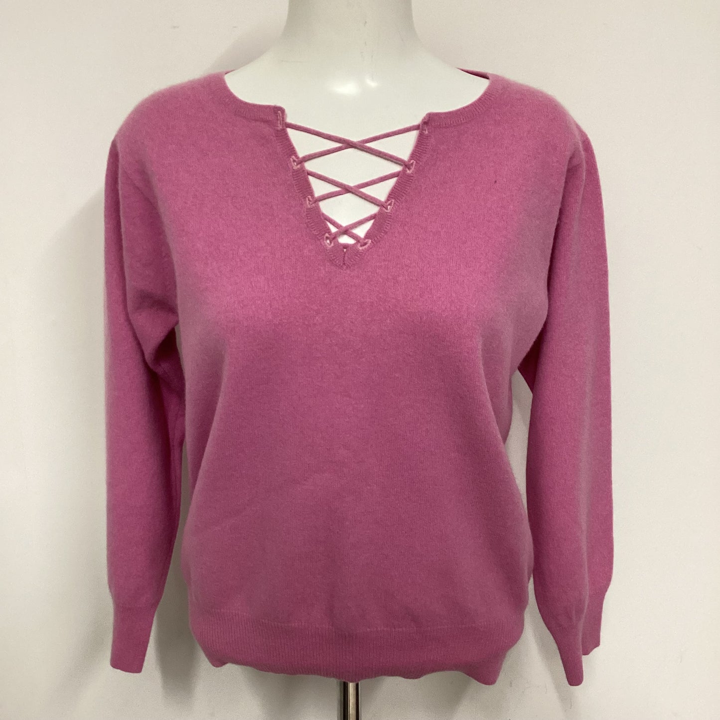 The Cashmere Centre Pink Pure Cashmere Jumper Size 43