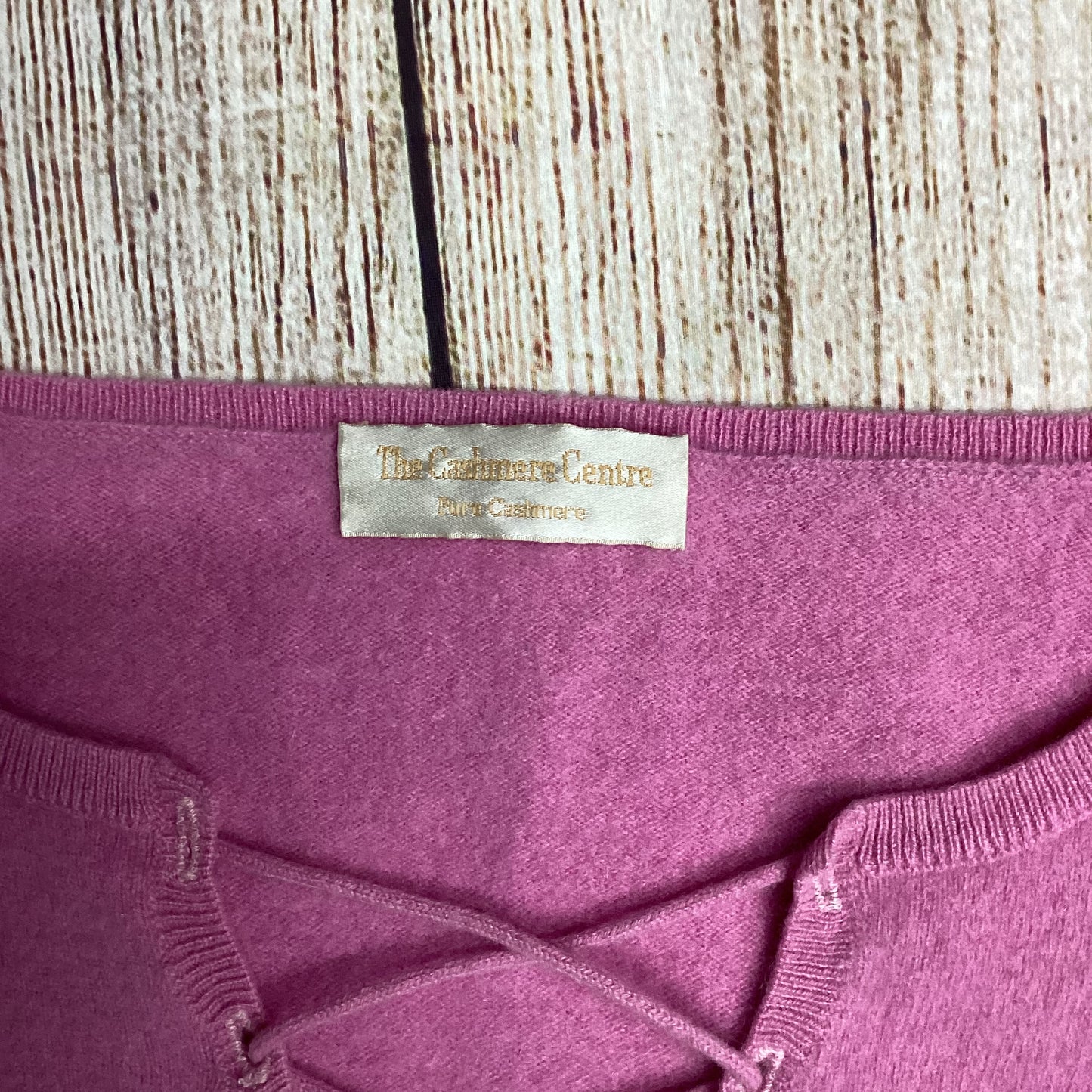 The Cashmere Centre Pink Pure Cashmere Jumper Size 43