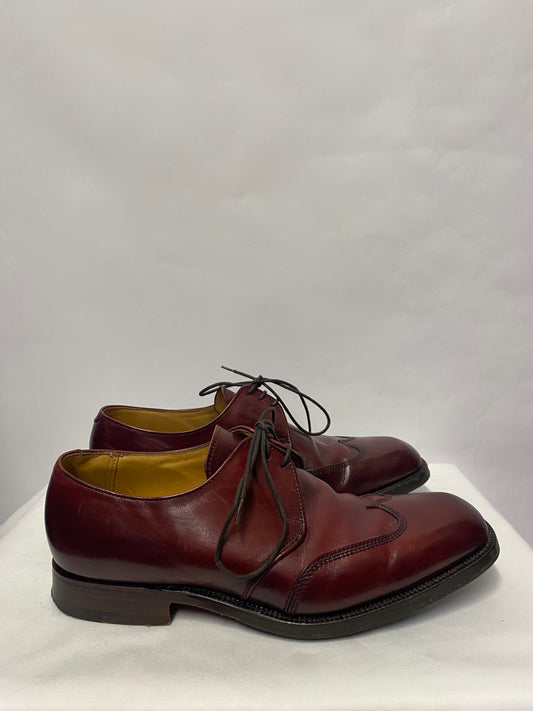 A&G Martin-Stone Ox Blood Leather Lace Up Brogue 7.5