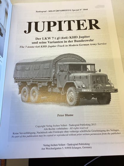 Jupiter The 7 Tonne 6x6 KHD Jupiter Truck in Modern German Army Service
