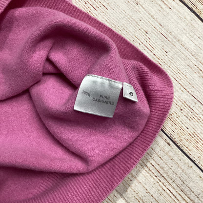 The Cashmere Centre Pink Pure Cashmere Jumper Size 43