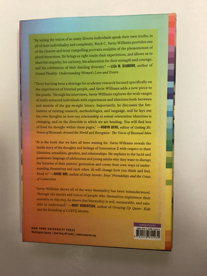 Bi Bisexual, Pansexual, Fluid, and Nonbinary Youth - Ritch C. Savin-Williams