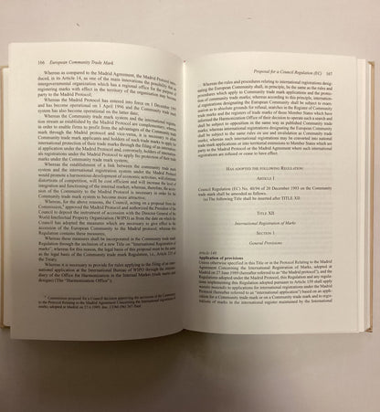 European Community Trade Mark - Commentary to the European Community Regulations - Ed. by Mario Franzosi