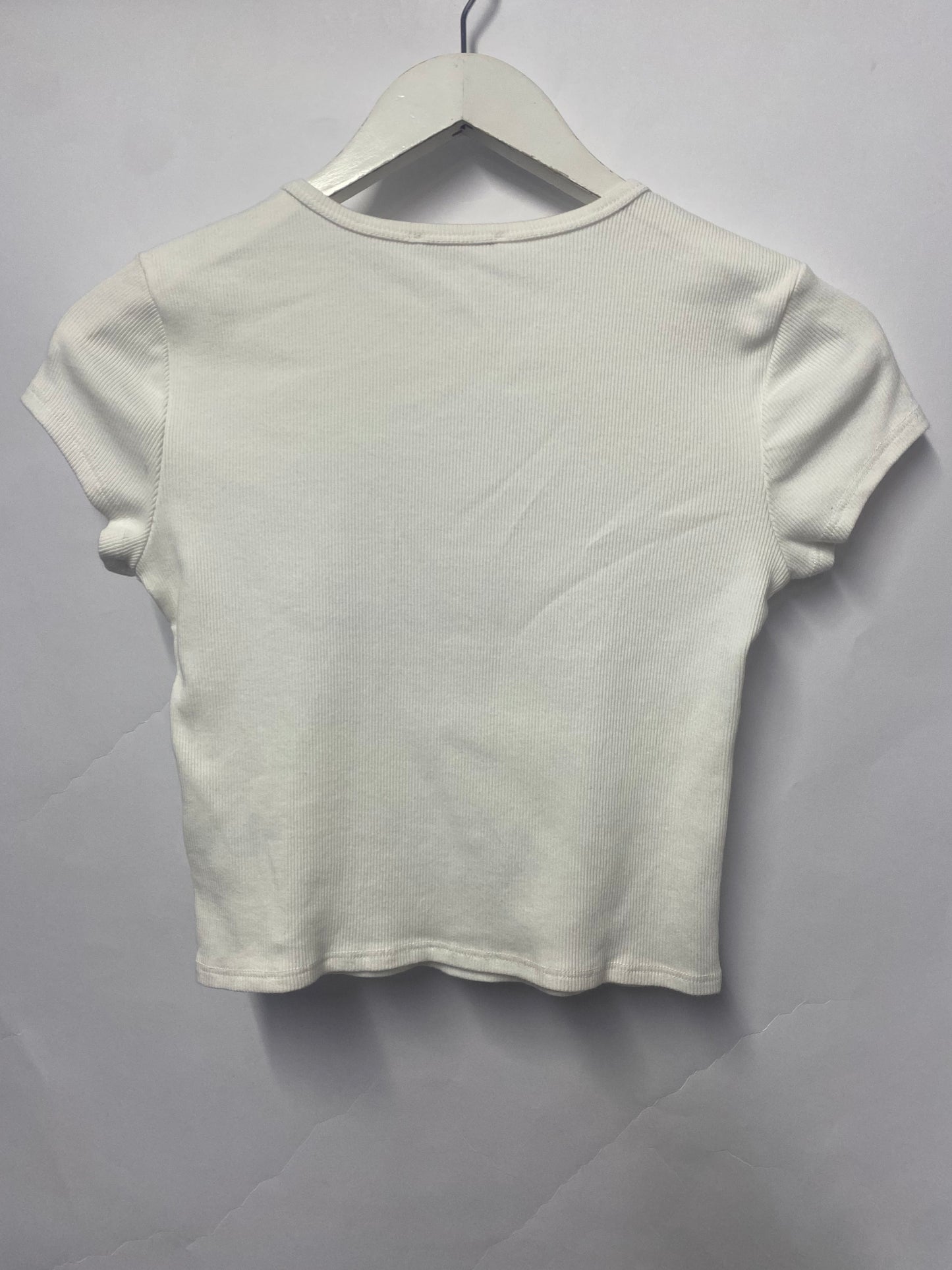 Reformation White Good Looking Baby Tee Small