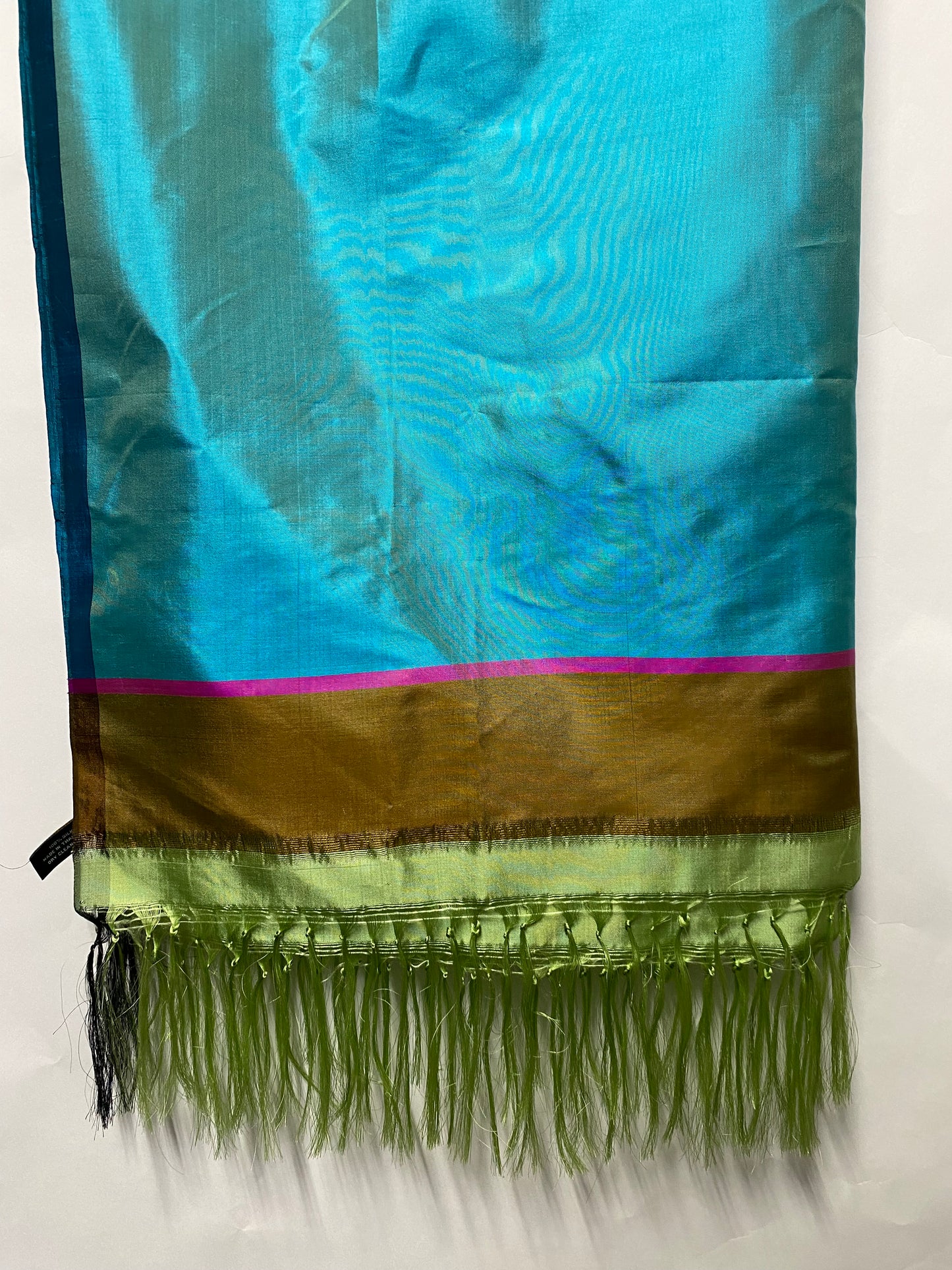 Jim Thompson Blue Silk Scarf