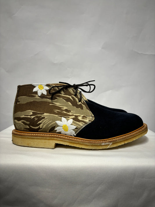 Mark Mcnairy New Amsterdam Suede and Camo Daisy Desert Boots 7