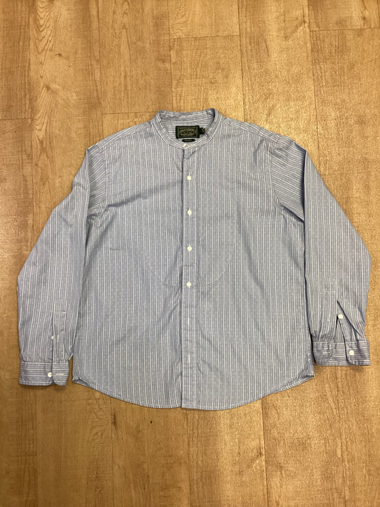 Polo Ralph Lauren Blue Striped Button-Up Shirt Size L