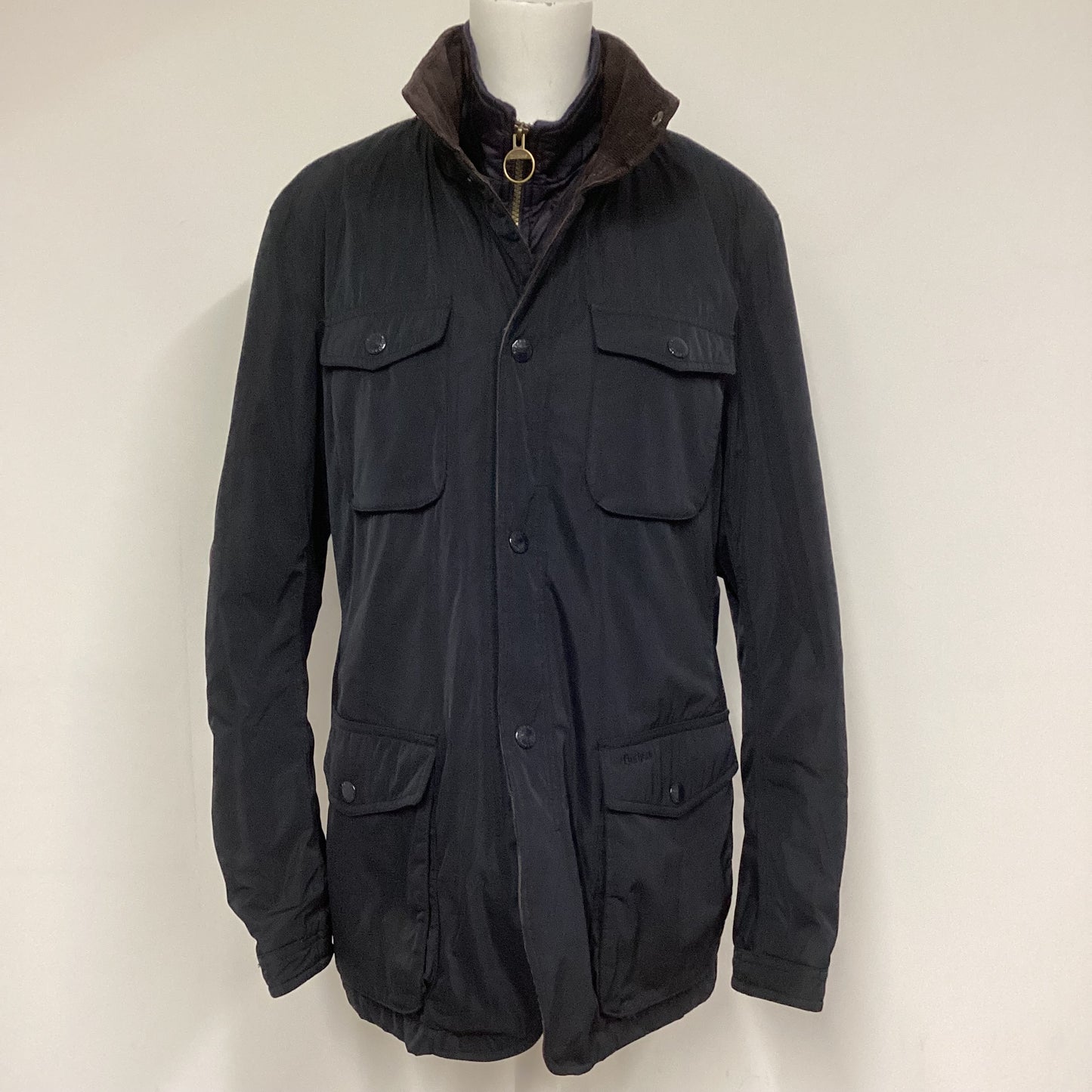 Barbour Navy Waterproof Parwich Jacket Size L