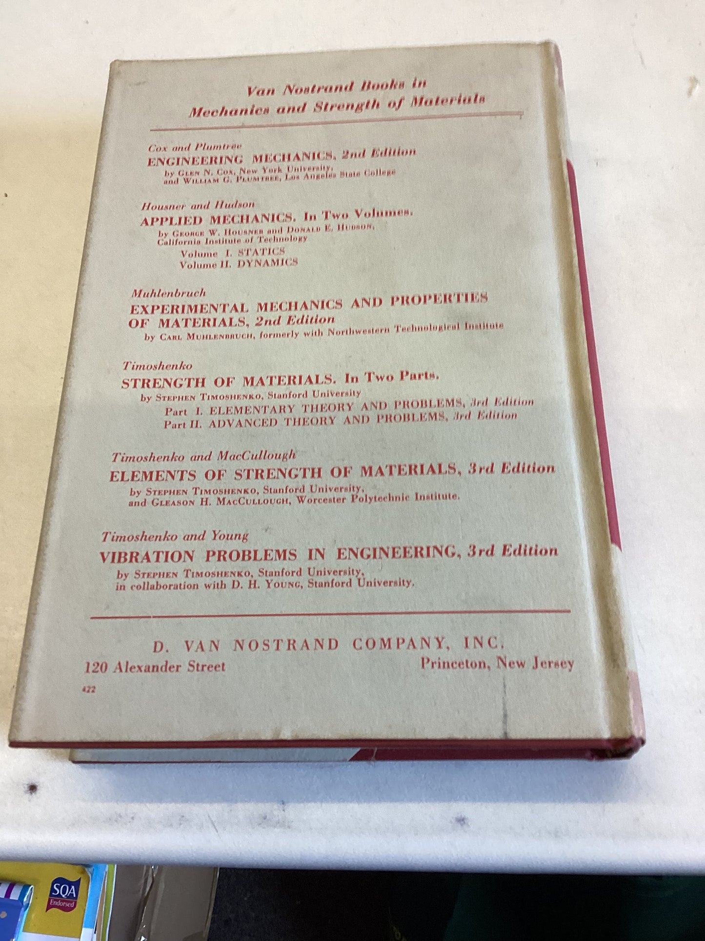 Strength of Materials Part 11 Advanced Theory and Problems Third Edition Stephen Timoshenko