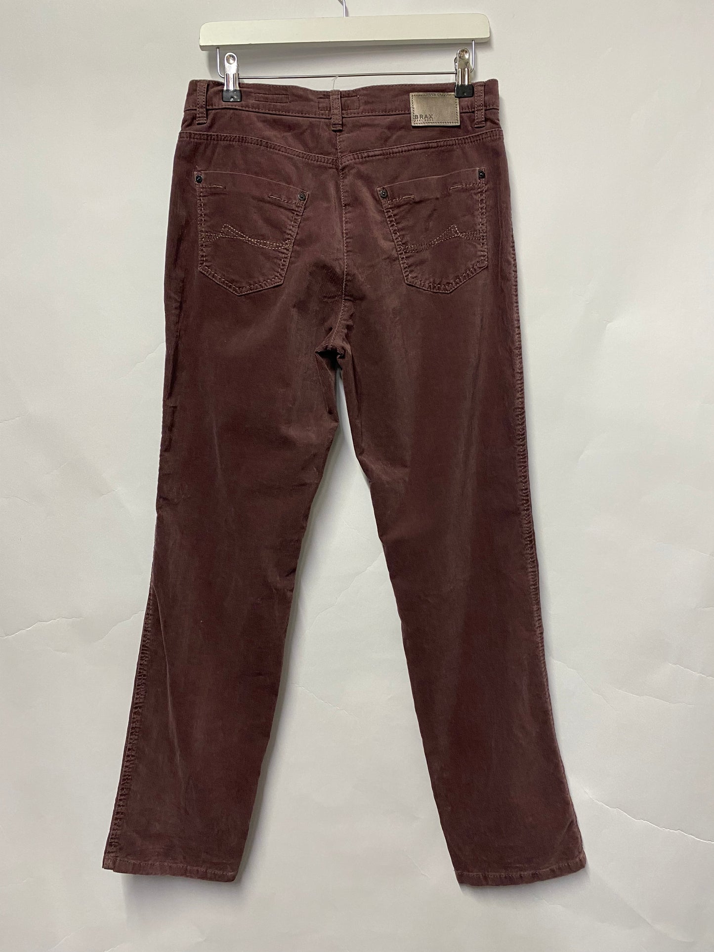 Brax Feel Good Purple Soft Touch Corduroy Trousers 12