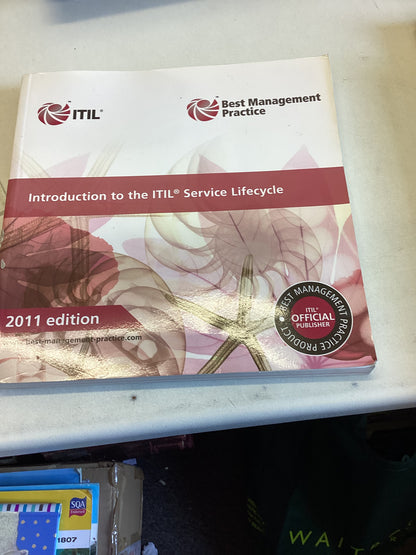 Best Management Practice Introduction to The ITIL Service Lifecycle 2011 Edition