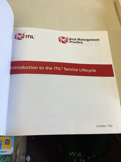 Best Management Practice Introduction to The ITIL Service Lifecycle 2011 Edition