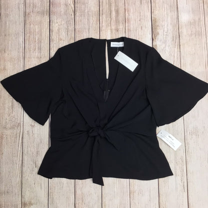 BNWT Bella & Blue Black Kimono Knot Top Size 14