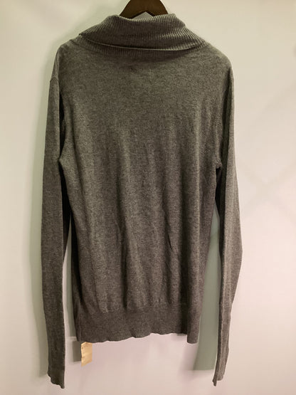 AllSaints Grey Katro Funnel Jumper Cotton and Wool Size M