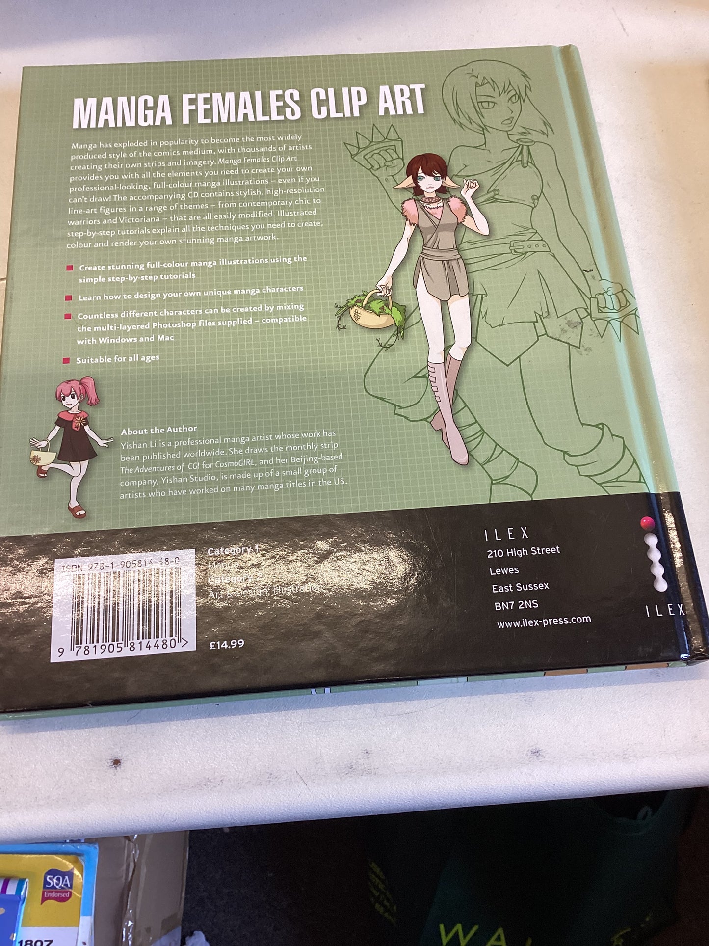 Manga Females Clip Art  Easy To Use Templates Supplied On CD Yishan Studio