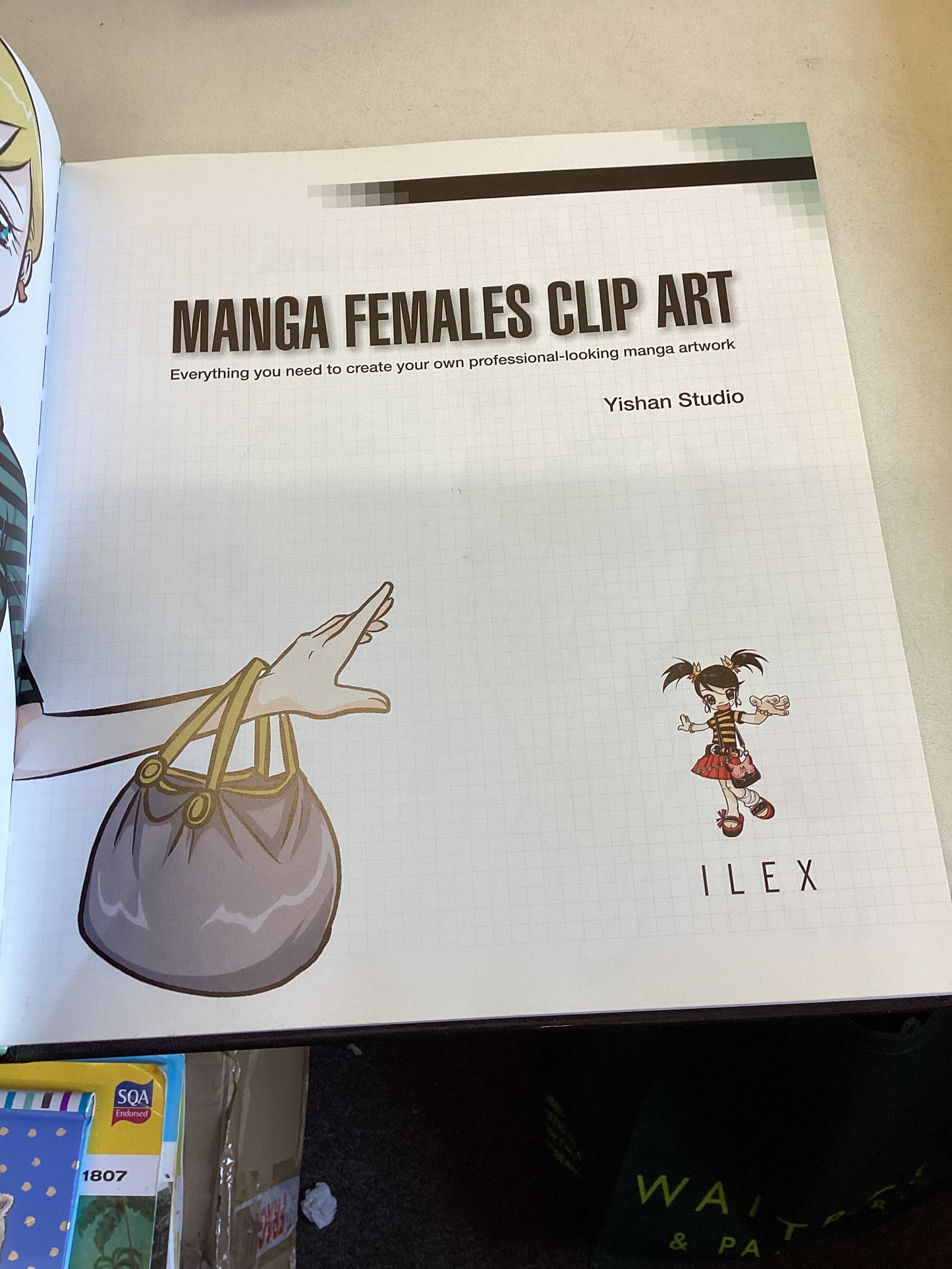 Manga Females Clip Art  Easy To Use Templates Supplied On CD Yishan Studio