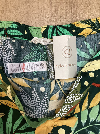 BNWT Cyberjammies Green Patterned Pyjama Shorts Size 22