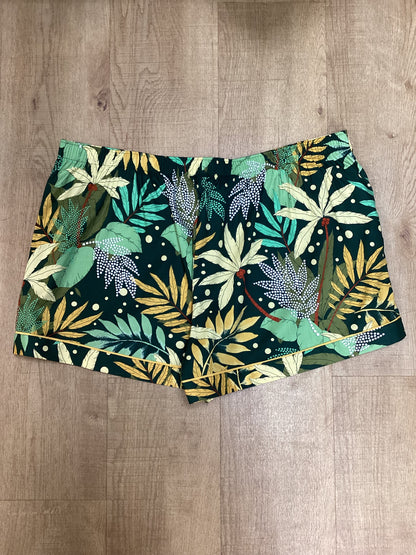 BNWT Cyberjammies Green Patterned Pyjama Shorts Size 22