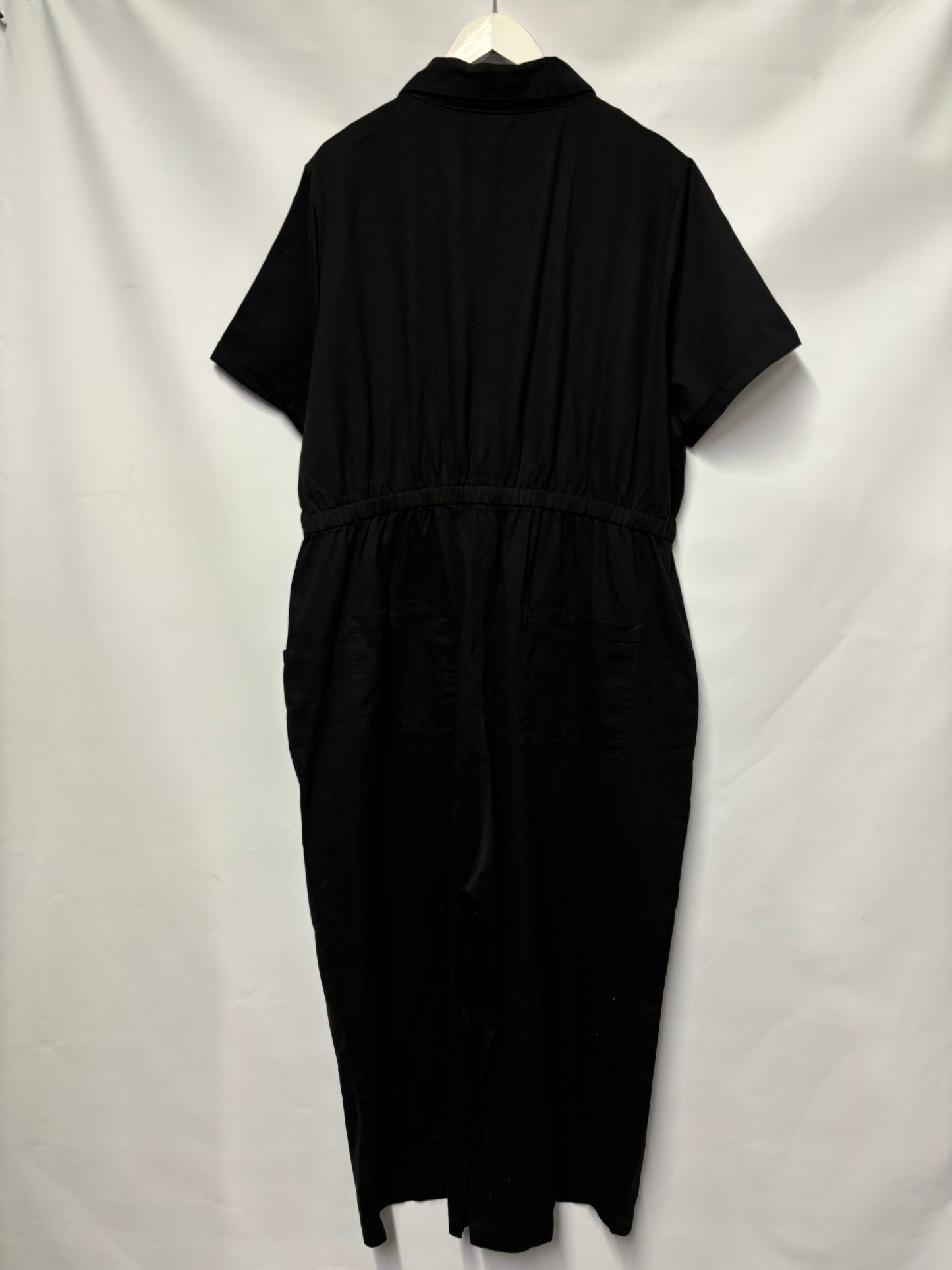 Lucy & Yak Black Cotton Ragan Jumpsuit 24 BNWT