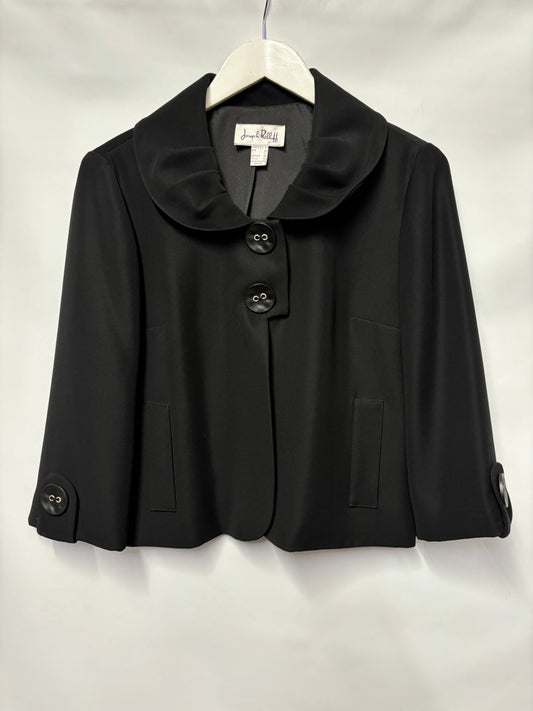 Joseph Ribkoff Black Cropped Blazer 10