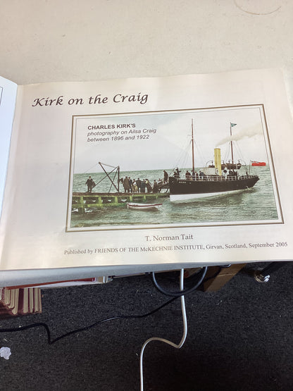 Kirk On The Craig Charles Kirk Photography On Ailsa Craig 1896-1922 T Norman Tait