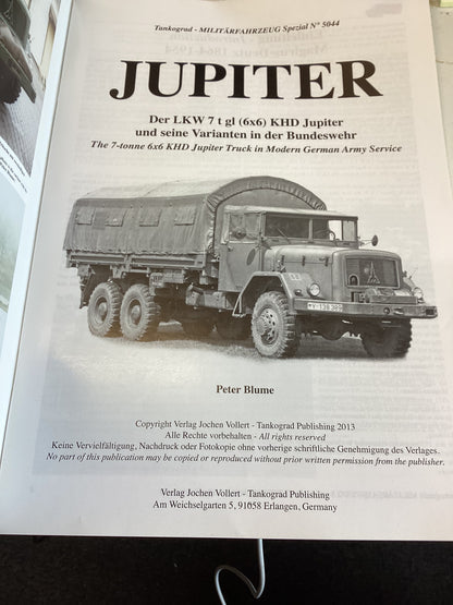 Jupiter The 7 Tonne 6x6 KHD Jupiter Truck in Modern German Army Service