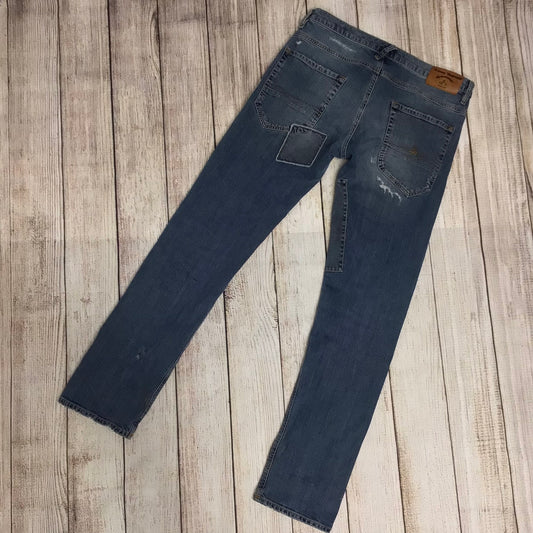 Vivienne Westwood Anglomania Blue Jeans w/Patches Size M (size 30 on label)