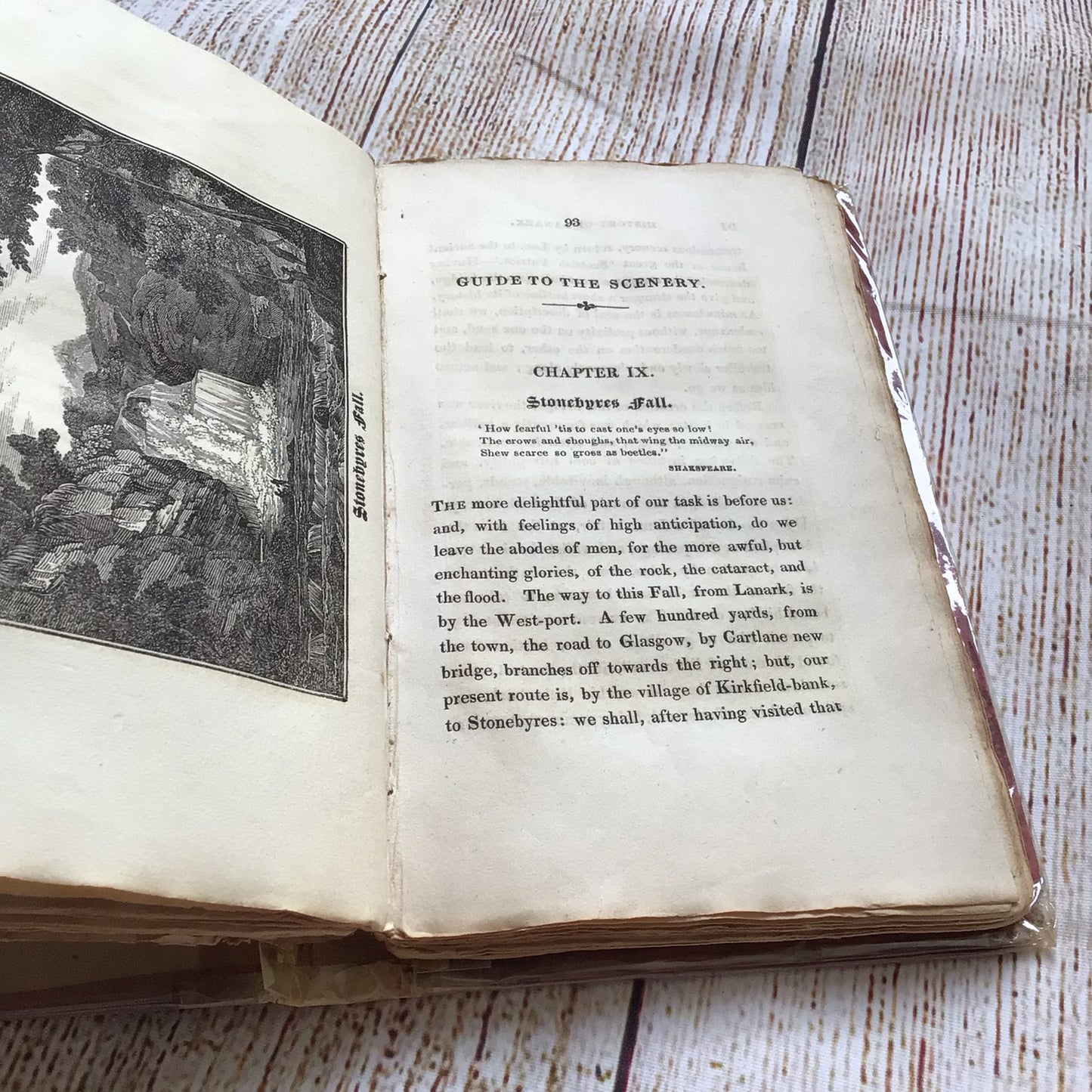 History of Lanark and Guide to the Scenery by W. Davidson (1828)