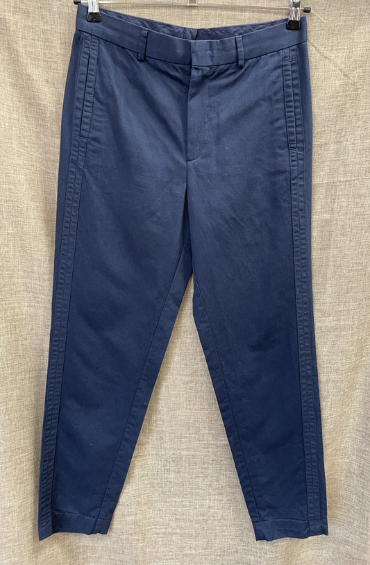 Cos Navy Chino Trousers Eur 46 Small New